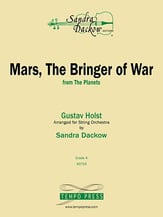 Mars Orchestra sheet music cover